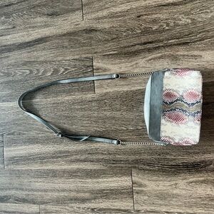 Stylish Gray and Pink Women's Bag